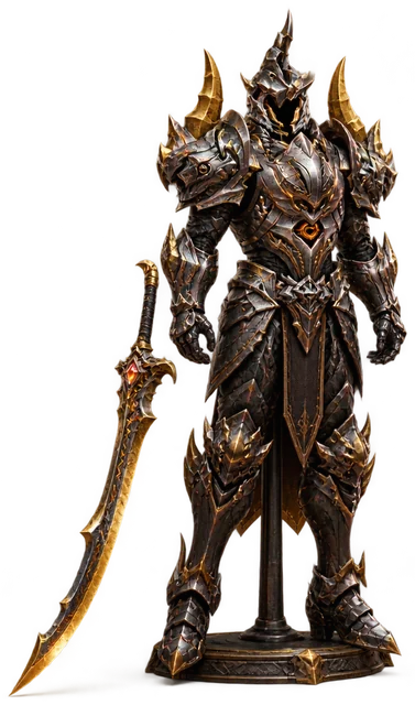 Master's Archridium armour and weapon