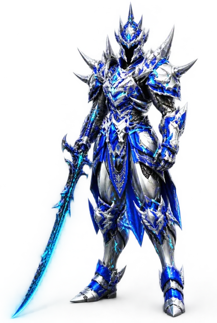Master's Forcium armour and weapon